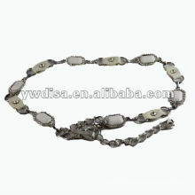 Metal Chain With PU Belts For Garments Accessories